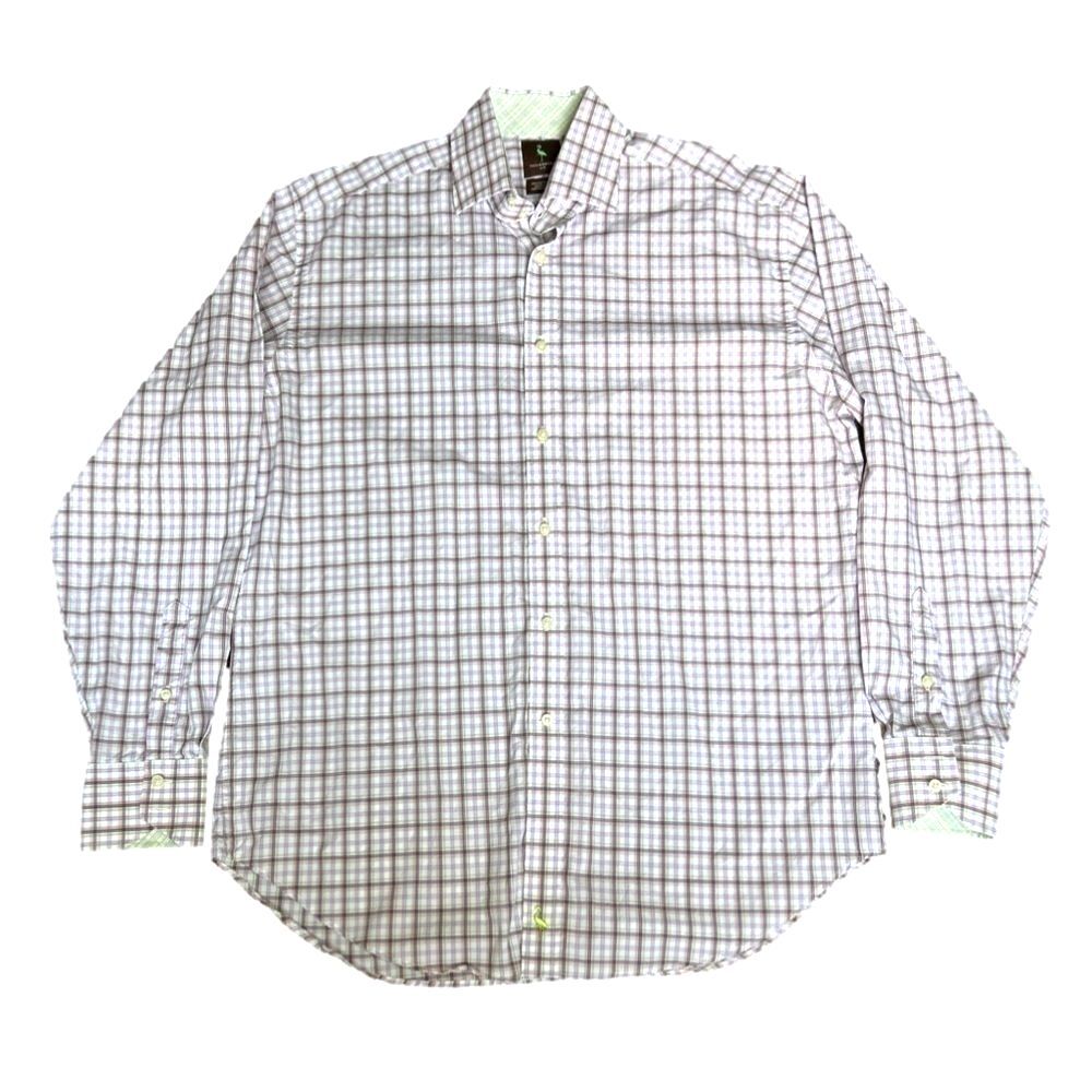 Tailorbyrd Purple Lavender Plaid Men’s Button Down